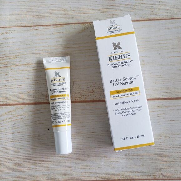 Kiehl's Better Sun Screen UV Serum SPF 50+ Collagen Peptide 0.5 fl. oz - Picture 5 of 8